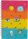 STNUX Notizbuch Quadrate Mehrfarbig