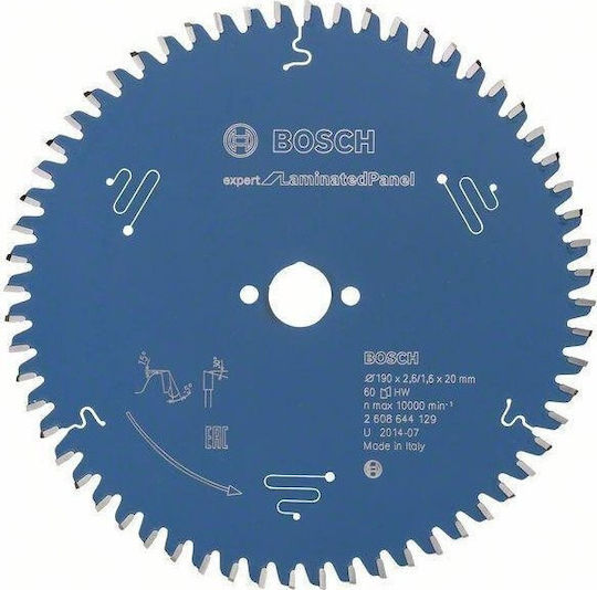Bosch Cutting Disc for Panel with 60 Blades 190mm
