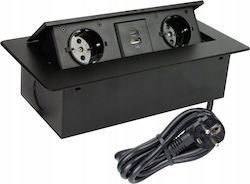 Design Light Power Strip 3 Sockets with 3m Cable Design Light Power Strip 3 Sockets with 3m Cable