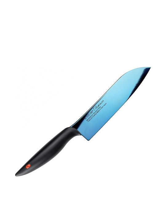 Kasumi Μαχαίρι Santoku από Δαμασκηνό Ατσάλι 18cm