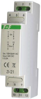 F&F Τροφοδοτικό LED Ισχύος 12W με Τάση Εξόδου 24V