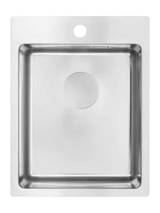 Deante Ένθετος Νεροχύτης Inox Μ50.5xΠ39cm Ασημί