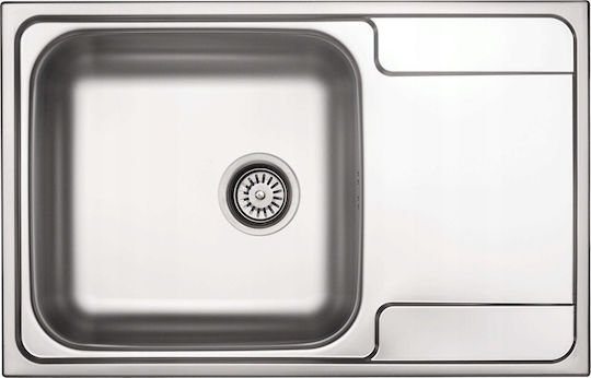 Deante Drop-In Sink Inox W79xD50cm Black