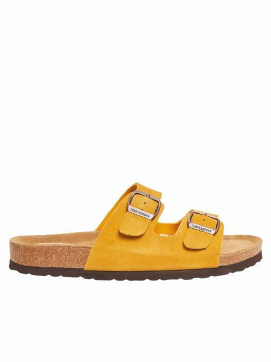 Funky Buddha Σανδάλια Κίτρινα