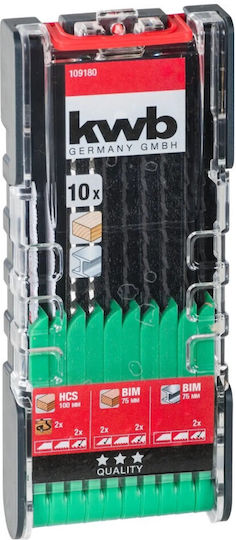 Kwb Kwb 109180 Jig Saw Blades 10 Pcs