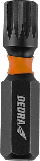 Dedra Άκρες Κατσαβιδιού Κρούσης 8x32mm Spline M10 2 Τεμάχια Blister