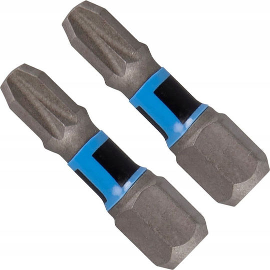 Μakita Makita Μυτη Κατσαβιδιου Pz3-25mm 2τμχ Impact Premier