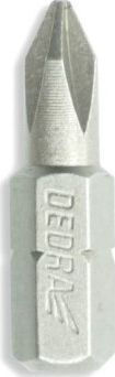 Dedra Μύτες Κατσαβιδιού Ph0x25mm 3τμχ Blister 18a02ph00-03