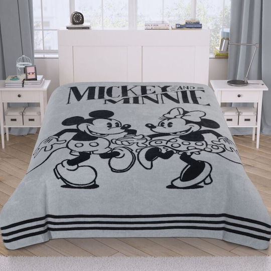 Disney Pătură Gri 220x200cm