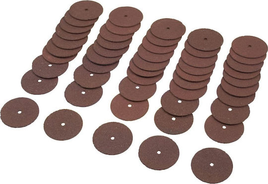 Set de 50 discuri de tăiere corindon Dedra 24x0,8mm