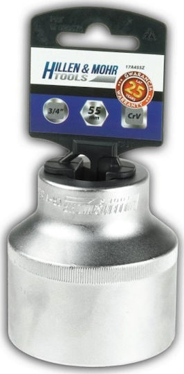 Dedra Hexagon Socket with Frame Host 1/2" Diameter 55mm