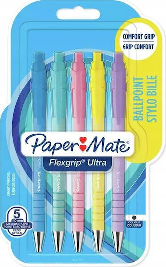 Paper Mate Ballpoint Pens 5 Pieces