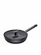 Fiskars Hard Face Pfanne aus Aluminium mit Deckel mit Antihaftbeschichtung 26cm