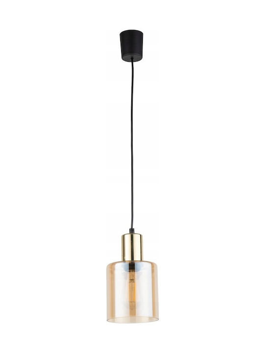 TK Lighting Κρεμαστό Φωτιστικό Χρυσό με Ντουί E27