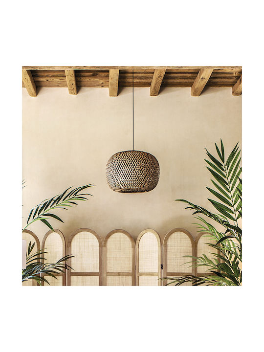 Atmosphera Sinai Beige Boho Ceiling Light 45x45cm