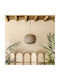 Atmosphera Sinai Beige Boho Ceiling Light 45x45cm
