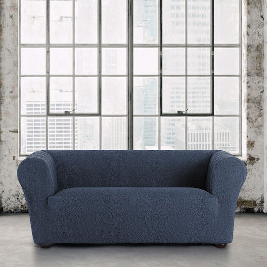 Eysa Roc Elastische Abdeckung für Zweisitziges Sofa C/3 Blue 1Stück F729173C