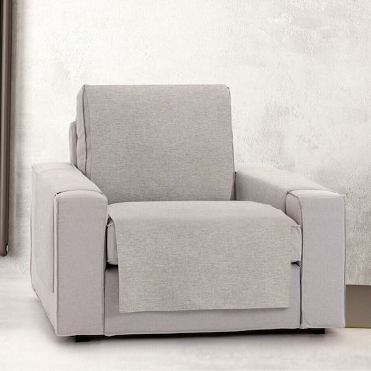Eysa Valeria Ελαστικό Κάλυμμα Πολυθρόνας Beige/gray 110cm