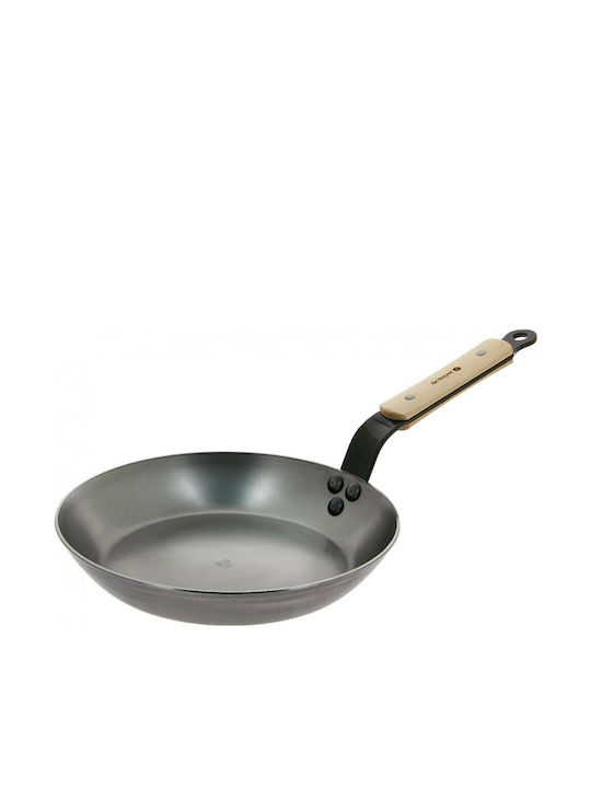 De Buyer Mineral B Bois Pan made of Aluminum wi...