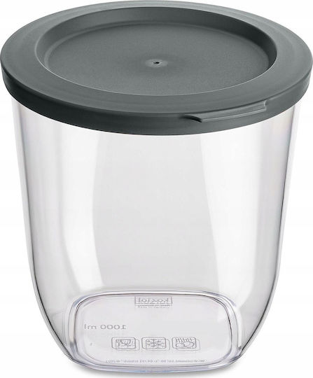 Koziol General Use Vase with Airtight Lid Plastic Transparent 1000ml