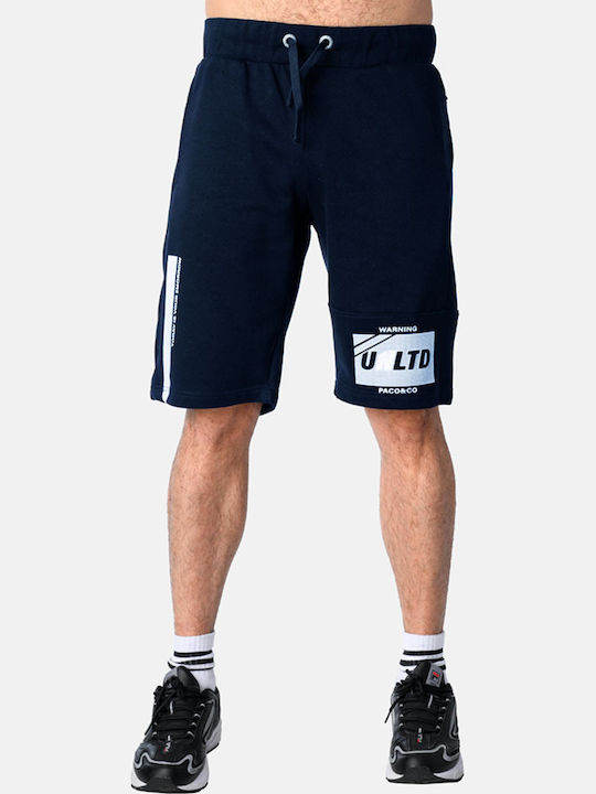 Paco & Co Мъжка Бермуда Dark Blue