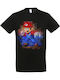Herren Schwarzes T-Shirt Super Mario Dp0972