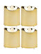 Mondex Dekorative Lampe Wachs-Politur Gold