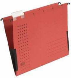 Elba Hanging Folder A4 Chic Fabric Sides Red Eb1021