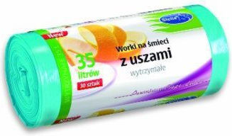 Stella Săculeți de Gunoi Capacitate 35lt cu Mânere 30buc Albastru