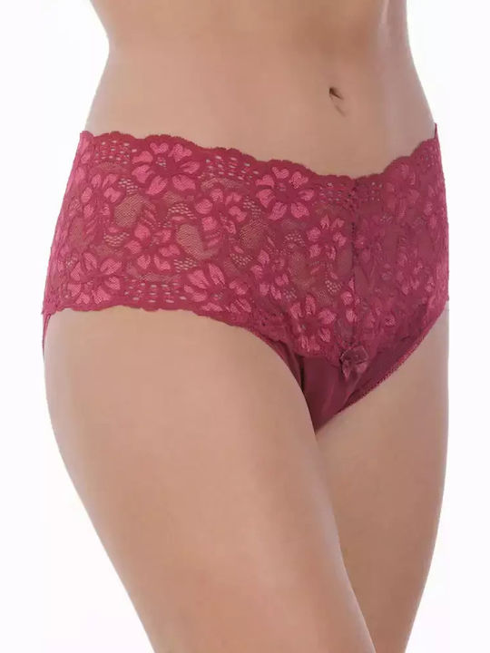 MEI Hochtailliert Damen Slip Nahtlos mit Spitze...