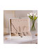 Atmosphera Fabric Jewellery Box White 28x19x7cm