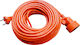 Plastrol Extension Cable Cord 2 x 1mm²/15m Orange