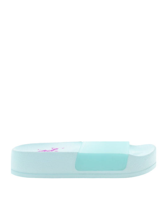 U.S. Polo Assn. Amami Women's Slides Turquoise