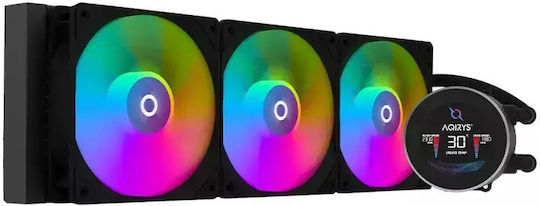Aqirys Hydra 360 AIO Υδρόψυξη AIO CPU με 3 Ανεμιστήρες 120mm και ARGB Φωτισμό