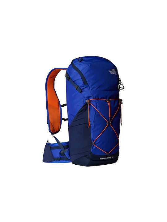 The North Face Trail Lite Ορειβατικό Σακίδιο 24lt Αδιάβροχο Μπλε Daypack