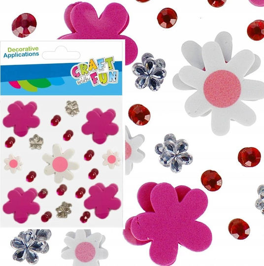 Craft Fun Decorative Dek Eva Flower Sprzyl Crystal Cf 12/144