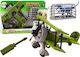 Lean Toys Remote Controlled Airplane Green