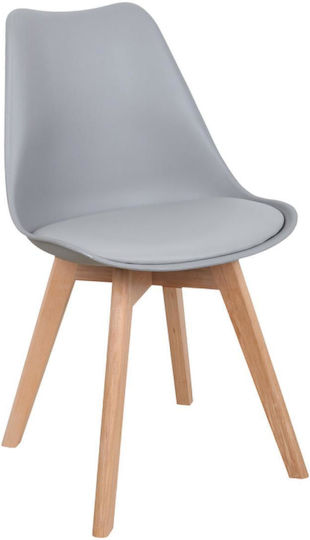 Stuhl Speisesaal Gaston 58x47x85cm Light Gray