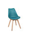 Gaston Dining Room Polypropylene Chair Blue 58x47x85cm