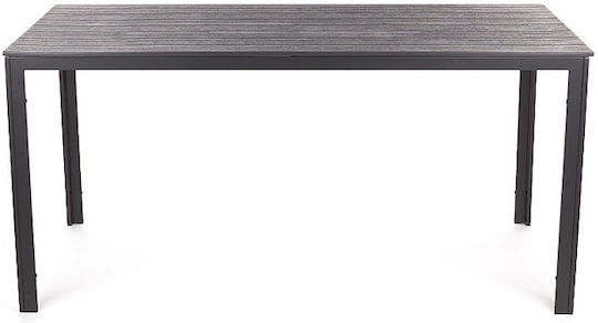 Τραπέζι Fredo 156x78x74 Ανθρακί