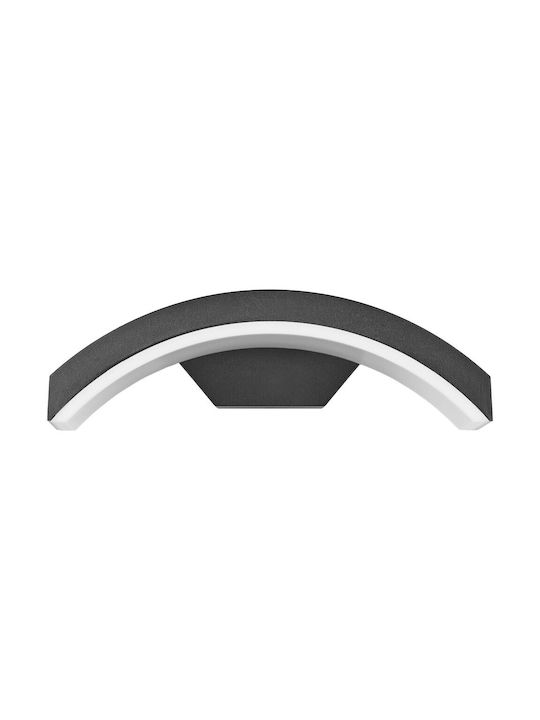 Orno Wall-Mounted Outdoor Lighting LED IP54 9W with Natural White Light