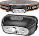 Lean Toys Wiederaufladbarer LED Kopflampe