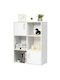 White Bookcase 80x61.5x29.5cm