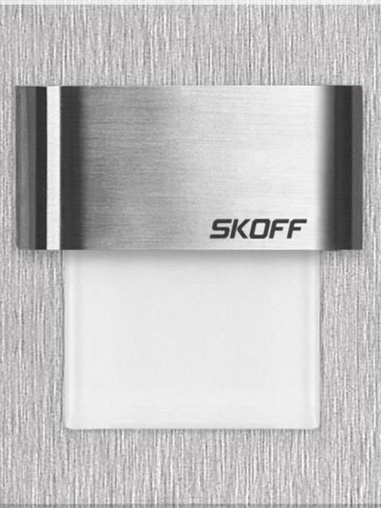 Skoff Lumină de exterior montată pe perete LED IP20 0.4W cu Alb Cald Lumină