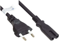 Alcasa IEC C7 - IEC C7 Cable 5m Μαύρο Alcasa IEC C7 - IEC C7 Cable 5m Μαύρο