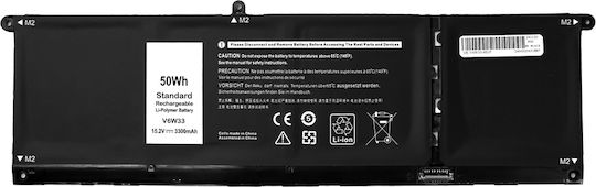 Powertech Συμβατή Μπαταρία για Dell Latitude / Inspiron DELL Latitude 3320, Inspiron 15 5510 με 3300mAh