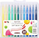 Künstlerische Pinselmarker 1-4mm Set mit 24 Farben Mg