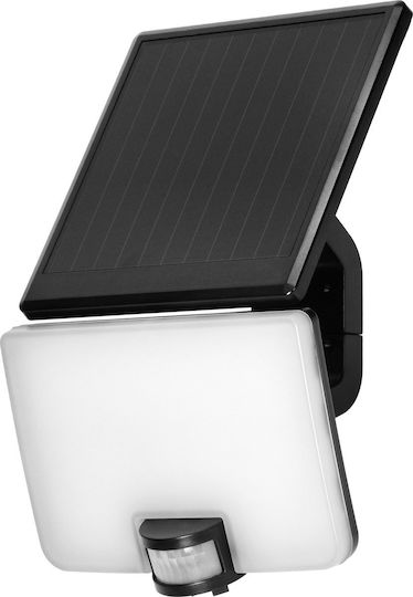Orno Waterproof Solar LED Floodlight 10W Natural White 4000K with Motion Sensor IP54