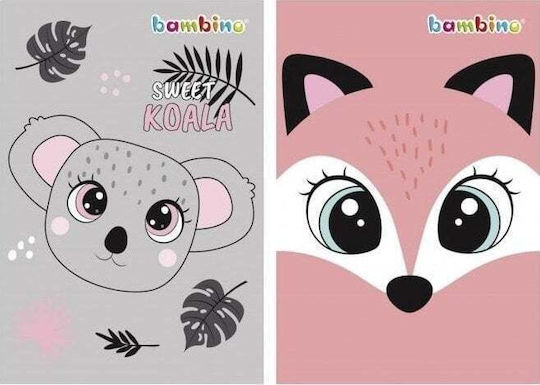 A6/50 Blatt Karierte Mädchen Mix Notizbücher 10 Stück Bambino