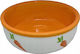 Yarro International Yarro Ceramic Bowl for Rodents Rabbits Carrot Design 13.5x5cm